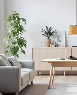 Stropní lampa Milbury černá 2x40W E27 žluté stínidlo