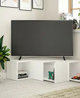 Televizní stolek Compact White
