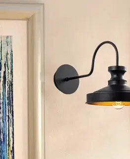 Nástěnná lampa Berceste - 182BLACK-A