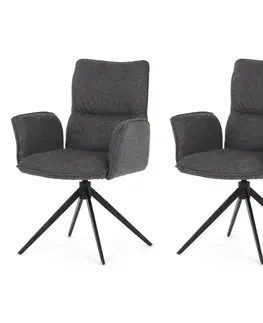 Sada jídelních židlí DCH-D1328 GREY2, 2 ks