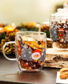 4Home Termo sklenice Mug Santa Hot&Cool 270 ml, 2 ks