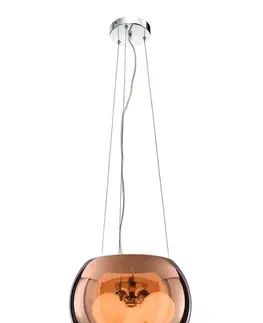 Stropní lampa zlaté sklo 3x40W G9 Gemo