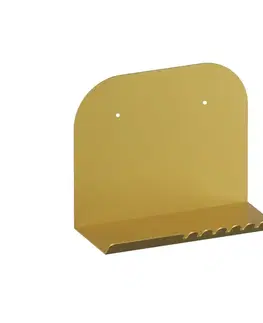 Nástěnná police Short Pouch - Gold