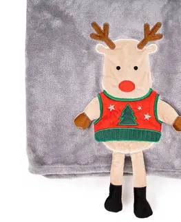 4Home Vánoční deka Xmas Reindeer, 150 x 200 cm