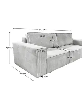 Rozkládací pohovka HARPERA BIG SOFA Tempo Kondela