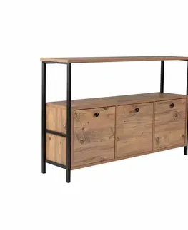 Skříňka Solace Atlantic Pine and Black