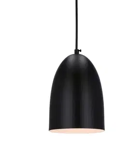Závěsná lampa Icaro černá 1X40W E27 černé stínidlo