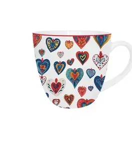 DUO - Hrnek 460ml COLORFUL HEARTS 3 v krabičce