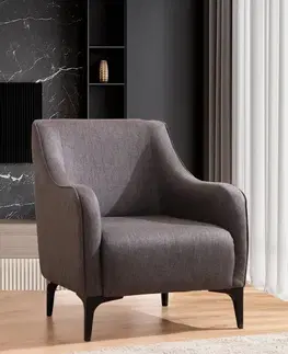 Křeslo ušák Belissimo - Dark Grey