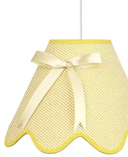 Závěsná stropní lampa Lola e27 žlutá