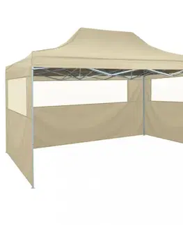 Skládací nůžkový party stan s bočnicemi 3x4,5 m Dekorhome