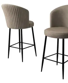 Sada barových židlí Fora Cappuccino and Black, 2 ks, 2 ks