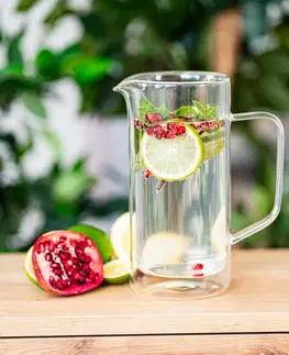 4Home Termo skleněný džbán Double Hot&Cool, 1 l