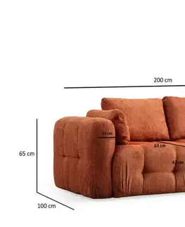 Dvoumístná pohovka Amaris 2 Seater - Orange