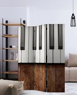 Paraván Inspired by Chopin - mahogany Dekorhome
