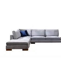 Rohová sedací souprava Tulip Corner Left With Pouf - Dark Grey