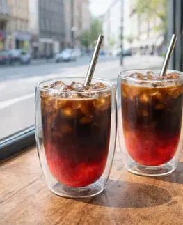 4Home Termo sklenice na latté Hot&Cool 350 ml, 2 ks