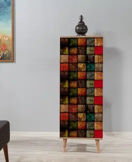 Botník Mega Sonoma Oak Cubes