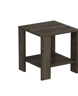 Odkládací stolek / Příruční stolek Midi Yan - Walnut