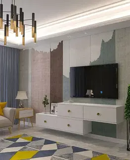 TV stolek Zuzu Double - White
