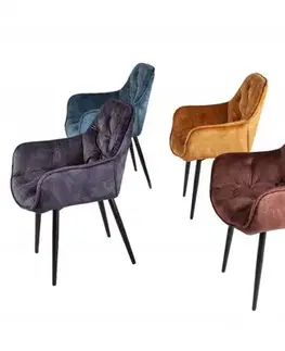 Chesterfield jídelní křeslo 2 ks MEDON Dekorhome