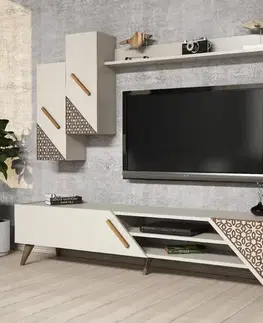 TV stěna / Sestava pod TV Beril - Cream