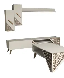 Living Room Furniture Set Beril - Cream