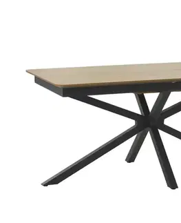 Estila Rozkládací jídelní stůl Holstebro, dub, 160–200 cm