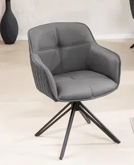 Otočné jídelní křeslo 2 ks KAINEUS Dekorhome