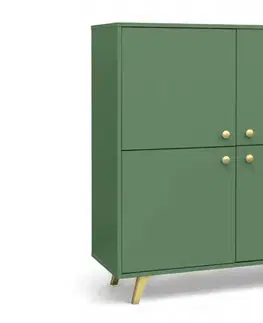 ArtStol Komoda SIENA 4D | zelená