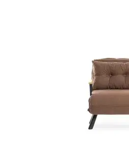 Rozkládací křeslo Sando Single - Light Brown