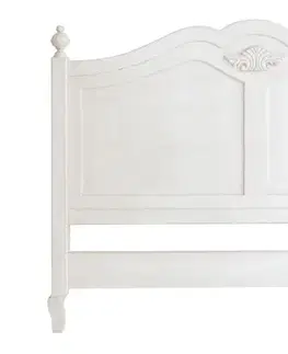 Estila Dřevěné čelo postele Antibes I provence bílé 156cm