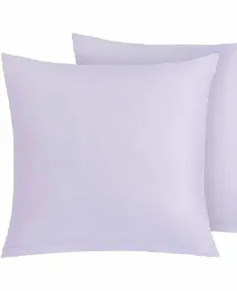 Bellatex Bavlněné povlaky na polštář fialová, 45 × 45 cm, 2 ks, 45 x 45 cm