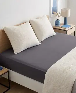 4Home Jersey prostěradlo IDEAL antracit, 90–100 x 200 cm, 90–100 x 200 cm