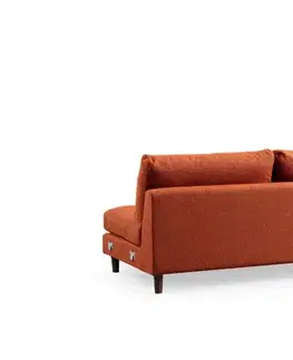 Rohová sedací souprava New Tulip With Pouf - Orange