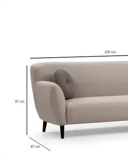 Trojmístná pohovka Enna - Beige