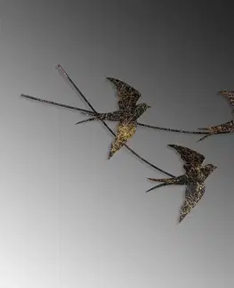 Dekorativní kovový doplněk na zeď Wallow 2