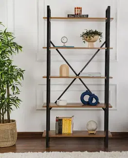 Regál Elysian Walnut and Black