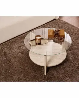 Konferenční stolek Clara Travertine