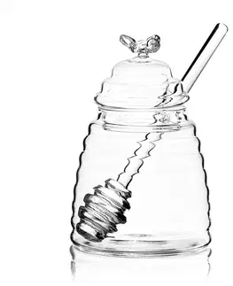 4Home Skleněná dóza na med Honey