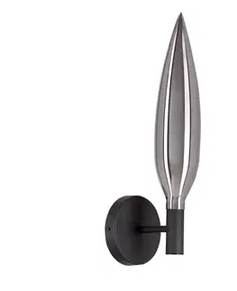 Kinkiet Nordic szklany szary dymiony 1x5W G9 do salonu