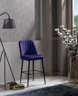 Bar Stool Set (2 Pieces) Vento - Sax Blue