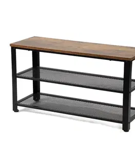 Ocelový botník LOFTY Dark Rack 3