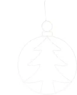 Vánoční závěsná LED dekorace Kerstball Tree 250 LED, 48 cm