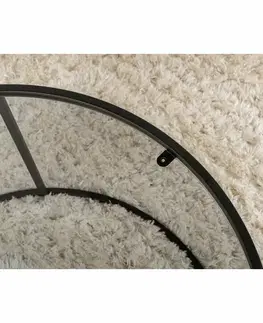 Konferenční stolek Black s tmavým sklem, 80 cm