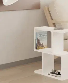 Odkládací stolek / Příruční stolek Zet - White