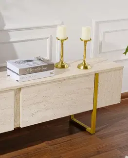 Televizní stolek Serenity Travertine