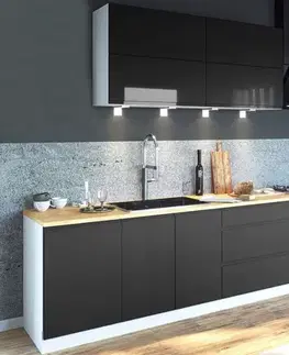 ArtExt Kuchyňská skříňka horní vysoká FLORENCE lesk | W4 45 Barva korpusu: Bílá