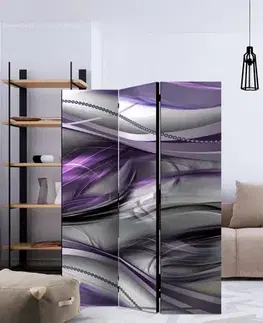 Paraván Tunnels (Violet) Dekorhome