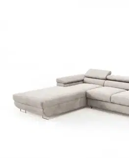 ArtPK Rohová sedací souprava ISABELLA 271 XL | levá Barva: Castel 04 / béžová